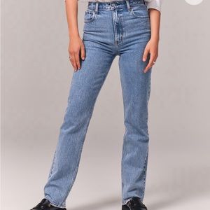 Abercrombie & Fitch ultra high rise 90s straight jean